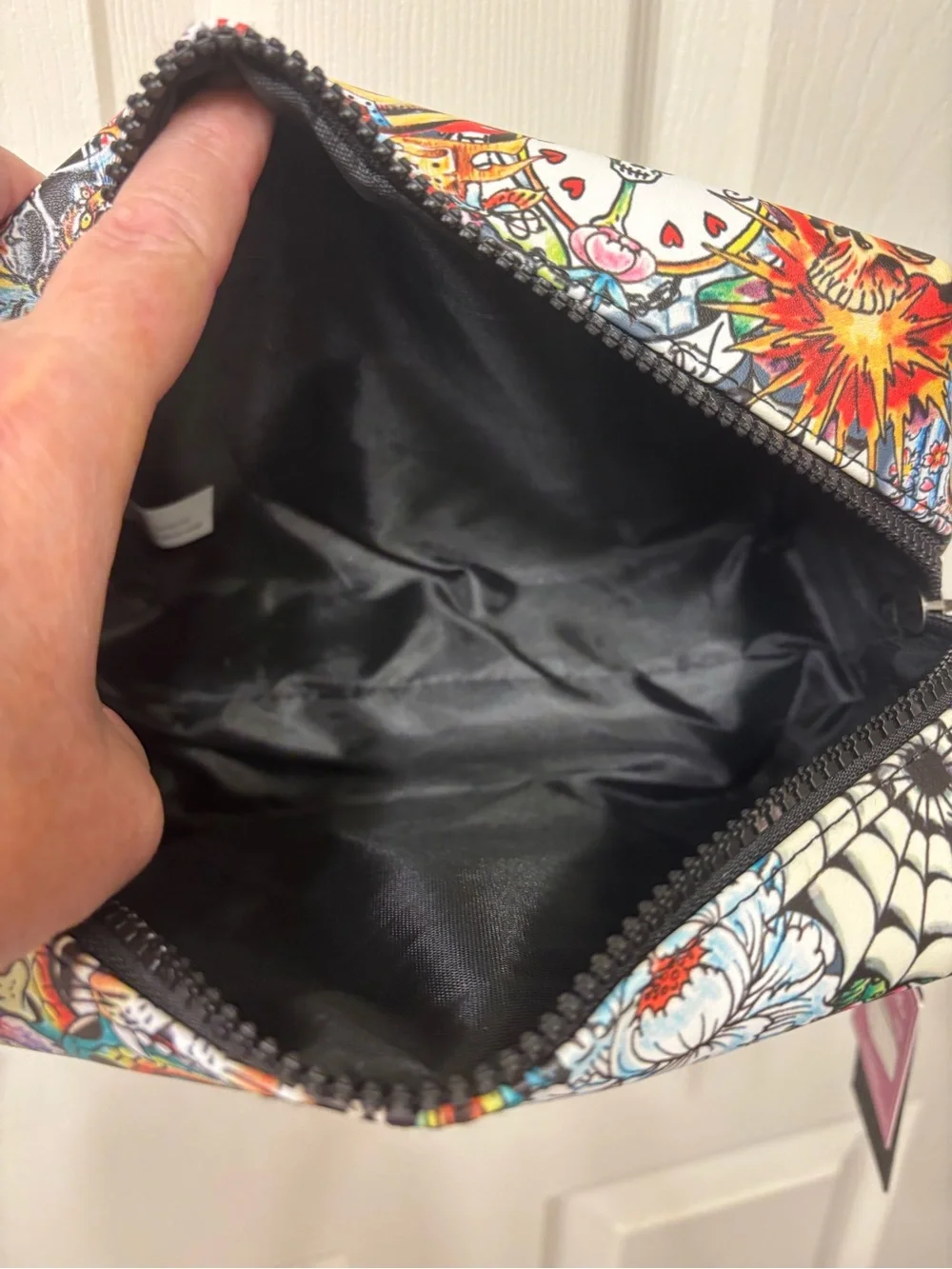 Ed Hardy tattoo art makeup bag - NWT